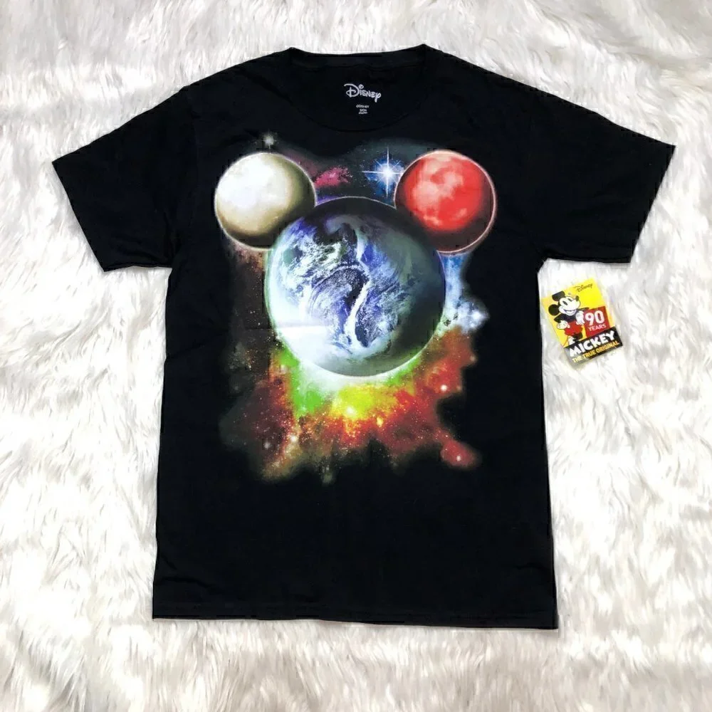 NWT Disney Mickey Galaxy Universe T-Shirt! - Picture 2 of 6